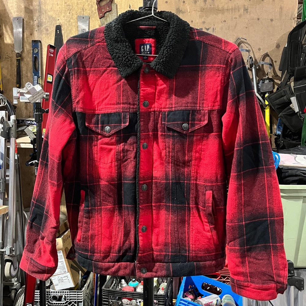 Plaid Gap Coat
